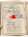 Wehrpaß Heer, eingestellt am 2.9.1940 bei schwere Artillerie Ersatz Abteilung 40 ( mot )