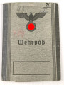 Wehrpaß Heer, eingestellt am 2.9.1940 bei schwere Artillerie Ersatz Abteilung 40 ( mot )