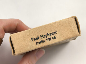 Umkarton für Eisernes Kreuz 1. Klasse 1939 im Etui. Hersteller Paul Meybauer Berlin
