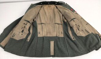 Heer, Feldbluse für Mannschaften Modell 1936. Stark getragenes Kammerstück, die Effekten neuzeitlich ergänzt