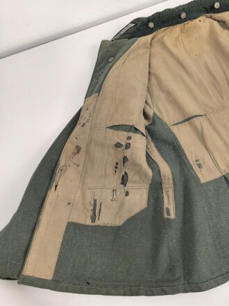 Heer, Feldbluse für Mannschaften Modell 1936. Stark getragenes Kammerstück, die Effekten neuzeitlich ergänzt