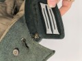 Heer, Feldbluse für Mannschaften Modell 1936. Stark getragenes Kammerstück, die Effekten neuzeitlich ergänzt