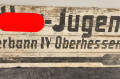 Gewaltiger Wegweiser Hitlerjugend Oberbann IV Oberhessen. Maße etwa 370 x 100cm. Originallack,  KEIN VERSAND