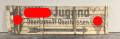 Gewaltiger Wegweiser Hitlerjugend Oberbann IV Oberhessen. Maße etwa 370 x 100cm. Originallack,  KEIN VERSAND