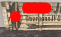 Gewaltiger Wegweiser Hitlerjugend Oberbann IV Oberhessen. Maße etwa 370 x 100cm. Originallack,  KEIN VERSAND