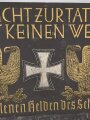 "Den Gefallenen Helden des Schönbühl" Holzschild Originallack, Maße etwa 190 x 120cm. KEIN VERSAND