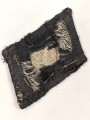 Waffen SS, einzelner Kragenspiegel für Mannschaften, sehr stark getragenes Stück, BEVO