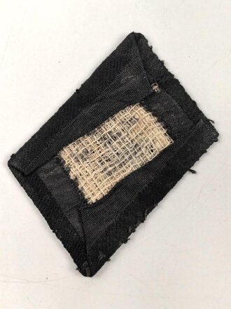 Waffen SS, einzelner Kragenspiegel für Mannschaften, getragenes Stück, BEVO