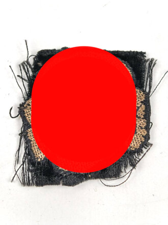 Waffen SS, BEVO Totenkopf für ein Schiffchen. Bereits aus- und eingeschnitten und gefaltet