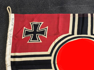 Kriegsmarine, Reichskriegsflagge 80 x 135cm, Markiert...