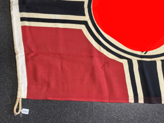 Kriegsmarine, Reichskriegsflagge 80 x 135cm, Markiert " LOH. Kr. Fl." Sehr guter Zustand