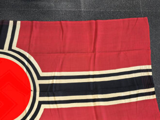 Kriegsmarine, Reichskriegsflagge 80 x 135cm, Markiert " LOH. Kr. Fl." Sehr guter Zustand