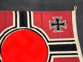 Kriegsmarine, Reichskriegsflagge 80 x 135cm, Markiert " LOH. Kr. Fl." Sehr guter Zustand