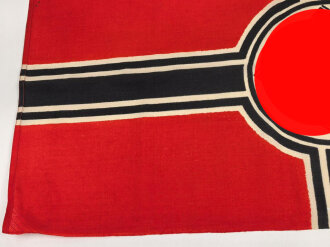 Kriegsmarine, Reichskriegsflagge 50 x 85cm, kleine Ausführung für U-Boote. Sehr guter Zustand