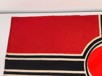 Kriegsmarine, Reichskriegsflagge 50 x 85cm, kleine Ausführung für U-Boote. Sehr guter Zustand