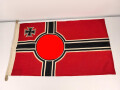 Kriegsmarine, Reichskriegsflagge 50 x 85cm, kleine Ausführung für U-Boote. Sehr guter Zustand