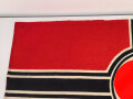 Kriegsmarine, Reichskriegsflagge 50 x 85cm, kleine Ausführung für U-Boote. Sehr guter Zustand