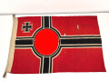 Kriegsmarine, Reichskriegsflagge 50 x 85cm, kleine Ausführung für U-Boote. Altersspuren