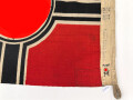 Kriegsmarine, Reichskriegsflagge 50 x 85cm, kleine Ausführung für U-Boote. Altersspuren