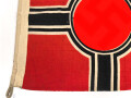 Kriegsmarine, Reichskriegsflagge 50 x 85cm, kleine Ausführung für U-Boote. Altersspuren