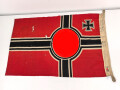 Kriegsmarine, Reichskriegsflagge 50 x 85cm, kleine Ausführung für U-Boote. Altersspuren