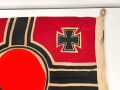 Kriegsmarine, Reichskriegsflagge 50 x 80cm, kleine Ausführung für U-Boote. Altersspuren