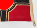 Kriegsmarine, Reichskriegsflagge 50 x 80cm, kleine Ausführung für U-Boote. Altersspuren