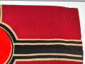 Kriegsmarine, Reichskriegsflagge 50 x 80cm, kleine Ausführung für U-Boote. Altersspuren
