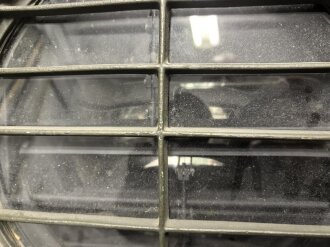 Kriegsmarine, 25cm Marine Einheits Scheinwerfer EsW 25 C 30, Hersteller bem. Originallack, Funktion nicht geprüft