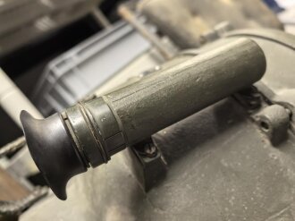 Kriegsmarine, 25cm Marine Einheits Scheinwerfer EsW 25 C 30, Hersteller bem. Originallack, Funktion nicht geprüft