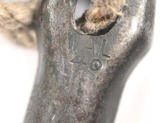 Eiserner Zelthäring Wehrmacht, Originallack, datiert 1940