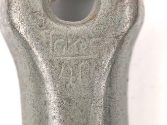 Eiserner Zelthäring Wehrmacht, Originallack, datiert 1941