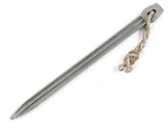 Zelthäring aus Leichtmetall. Wehrmacht, datiert 1938