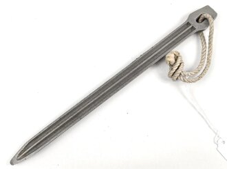 Zelthäring aus Leichtmetall. Wehrmacht, datiert 1938