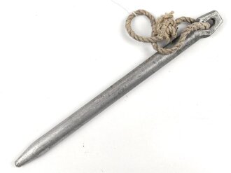 Zelthäring aus Leichtmetall. Wehrmacht, datiert 1938