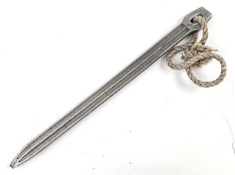 Zelthäring aus Leichtmetall. Wehrmacht, datiert 1938