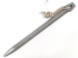 Zelthäring aus Leichtmetall. Wehrmacht, datiert 1939