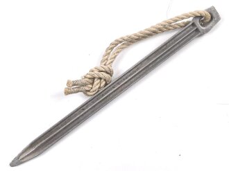 Zelthäring aus Leichtmetall. Wehrmacht, datiert 1939