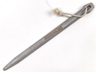 Zelthäring aus Leichtmetall. Wehrmacht, datiert...