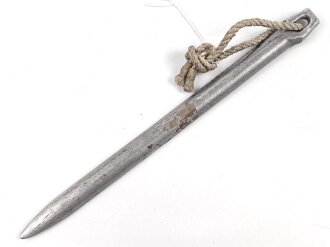 Zelthäring aus Leichtmetall. Wehrmacht, datiert 1937