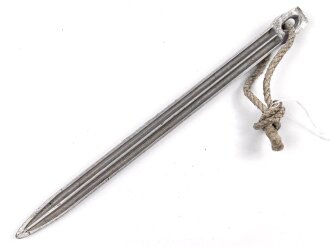 Zelthäring aus Leichtmetall. Wehrmacht, datiert 1937