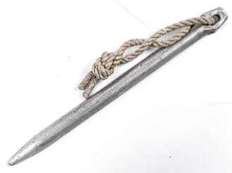 Zelthäring aus Leichtmetall. Wehrmacht, datiert 1939