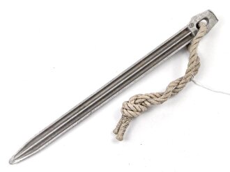 Zelthäring aus Leichtmetall. Wehrmacht, datiert 1939