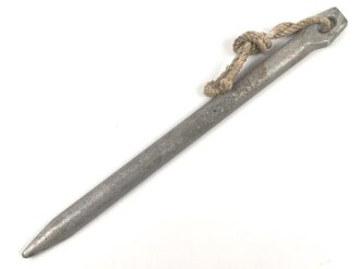 Zelthäring aus Leichtmetall. Wehrmacht, datiert 1939