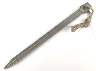 Zelthäring aus Leichtmetall. Wehrmacht, datiert 1939