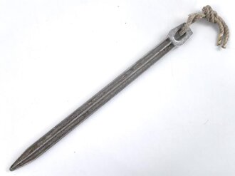 Zelthäring aus Leichtmetall. Wehrmacht, datiert 1939