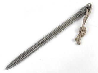 Zelthäring aus Leichtmetall. Wehrmacht, datiert 1937