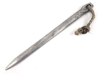 Zelthäring aus Leichtmetall. Wehrmacht, datiert 1935