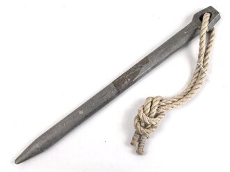 Zelthäring aus Leichtmetall. Wehrmacht, datiert 1938