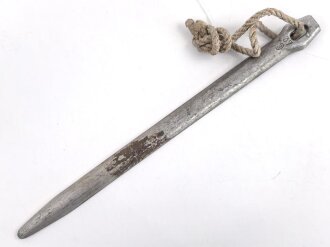 Zelthäring aus Leichtmetall. Wehrmacht, datiert...